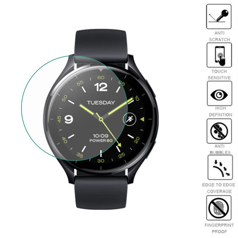 Motorola Smartwatch Accessories - 5 قطع من طبقة حماية شفافة