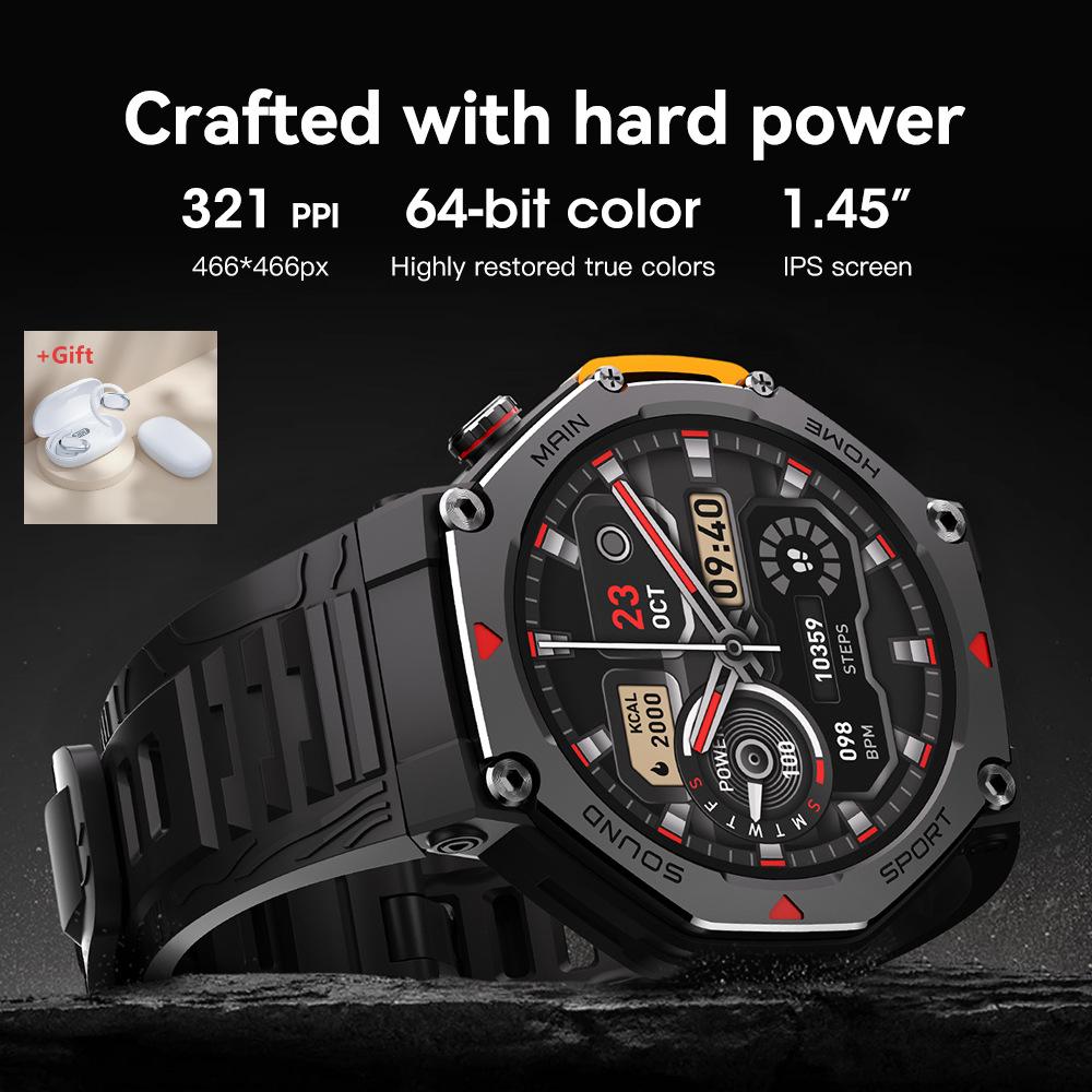 YBM-REX4 2025 الأكثر مبيعا 5AT - مراجعة Smartwatch M Active وسعره
