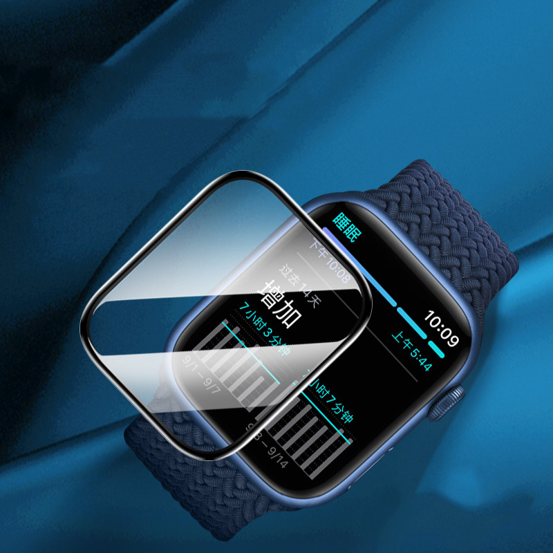 واقي شاشة لساعة أبل سلسلة 9 8  - مراجعة Smart Watch Accessories وسعره
