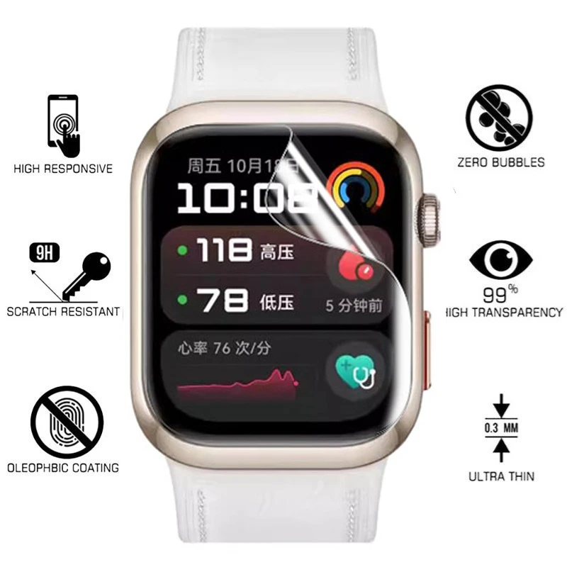 طبقة هيدروجيل من مادة TPU لساع - مراجعة Smart Watch Accessories وسعره
