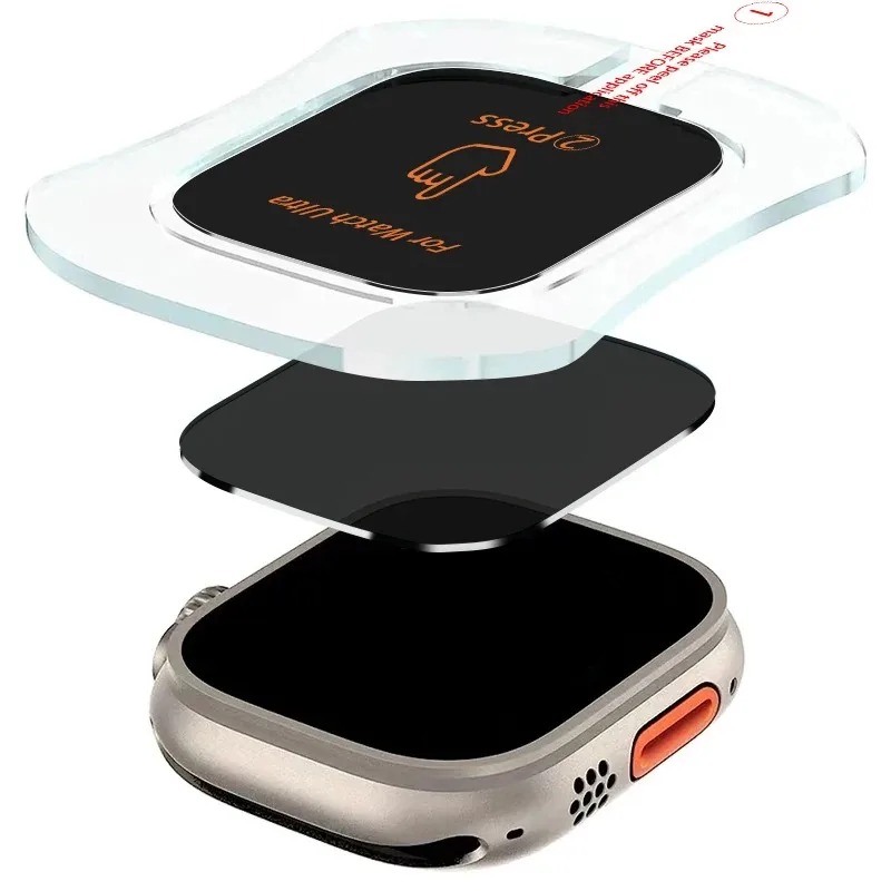 زجاج مقسى لساعة أبل Ultra2/3 4 - مراجعة Watch Case Bumper وسعره