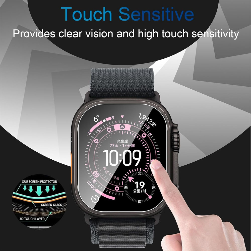 واقي شاشة من الزجاج المقسى لسا - مراجعة Watch Case Bumper وسعره