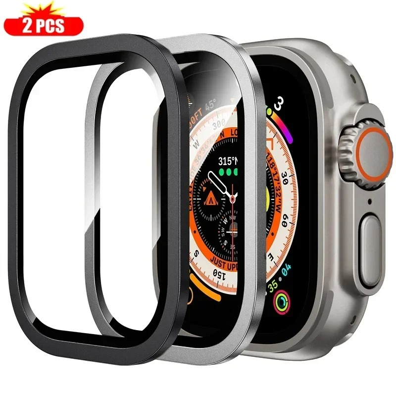 2 قطعة الزجاج المقسى لساعة أبل - مراجعة Watch Case Bumper وسعره