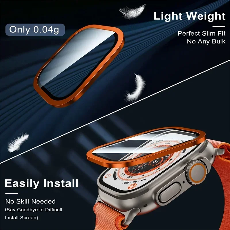 2 قطعة الزجاج المقسى لساعة أبل - مراجعة Watch Case Bumper وسعره