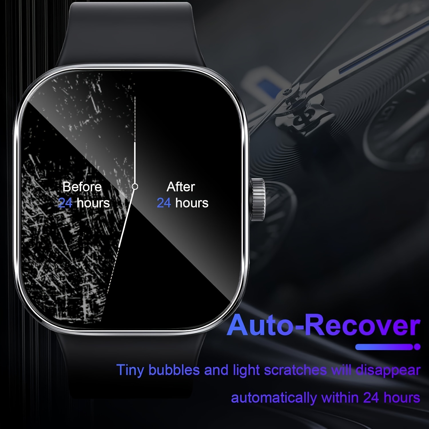 3-5 قطع من الزجاج المقسى الفاخ - مراجعة Watch Face Protector وسعره