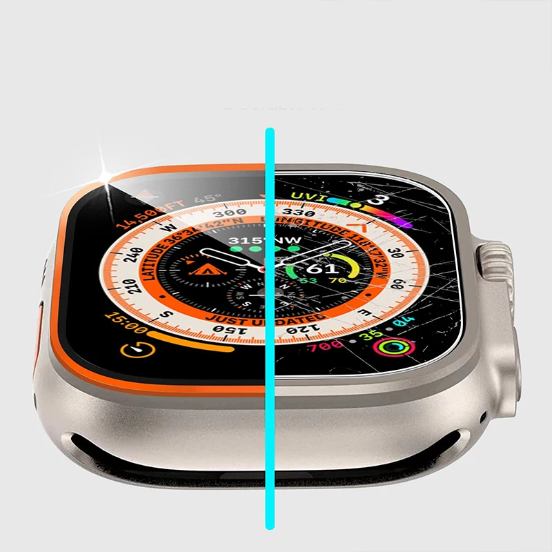 واقي شاشة من الزجاج المقسى لسا - مراجعة Watch Case Bumper وسعره