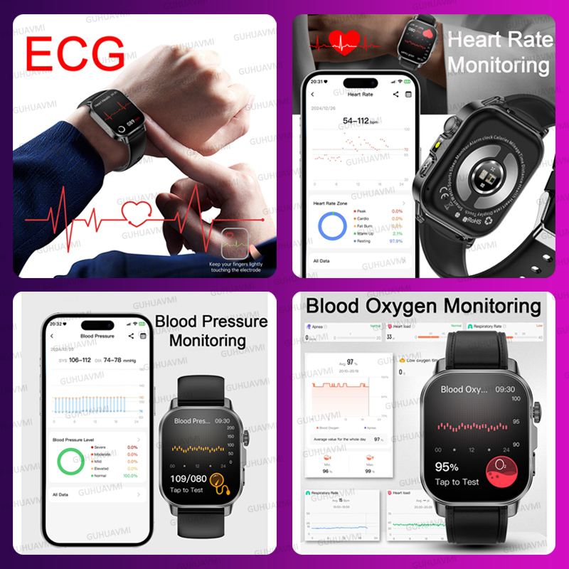 ساعة ذكية جديدة أصلية للنساء م - مراجعة Smartwatch Custom وسعره