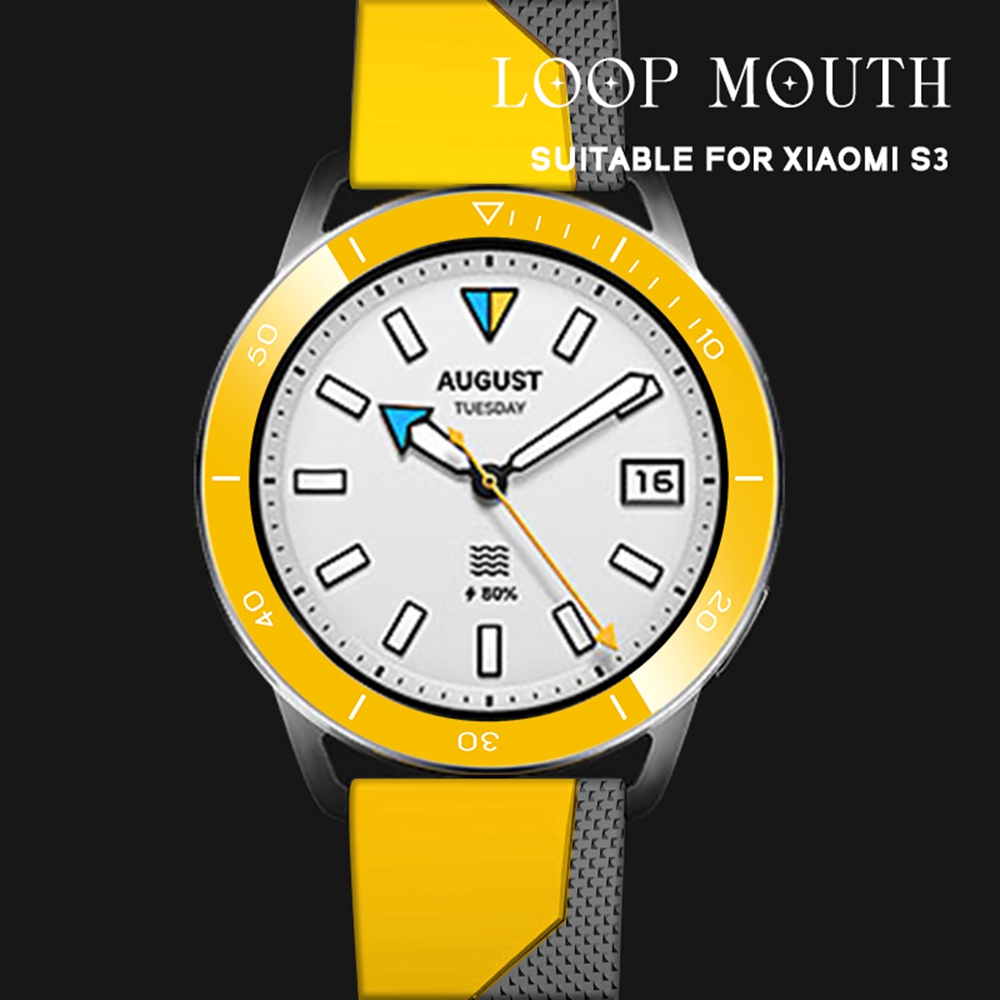 إطار معدني لساعة شاومي S4 / S3 - مراجعة Xiaomi Smartwatch S4 Accessories وسعره