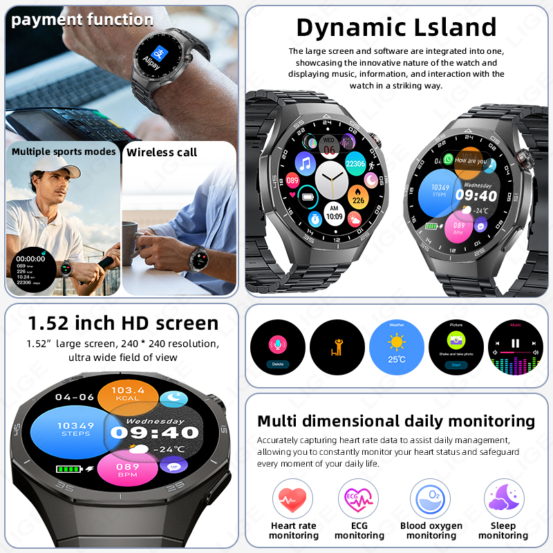 ساعة ذكية جديدة للرجال لعام 20 - مراجعة Smartwatch Custom وسعره