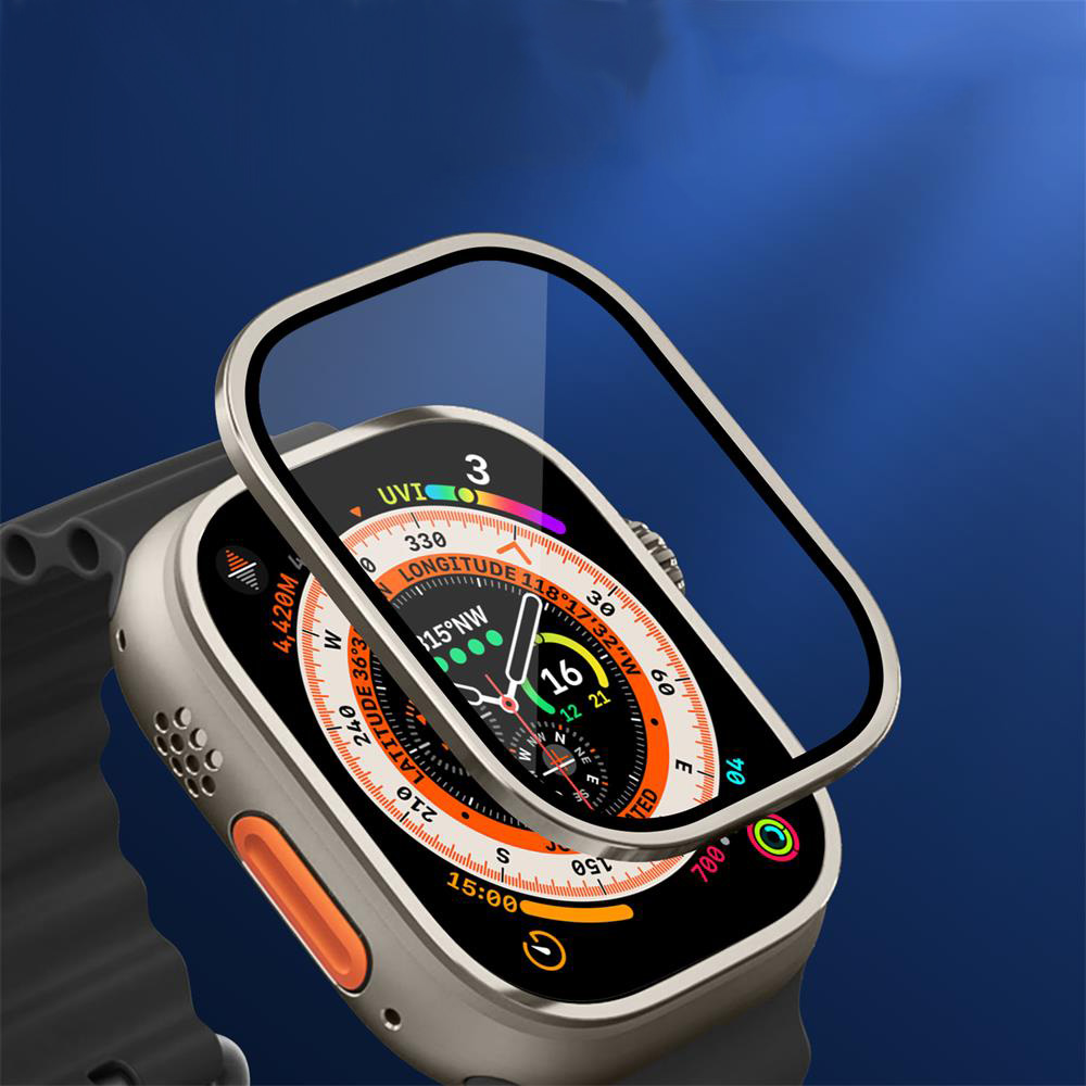 مصد معدني + زجاج مقسى لساعة أب - مراجعة Watch Case Bumper وسعره