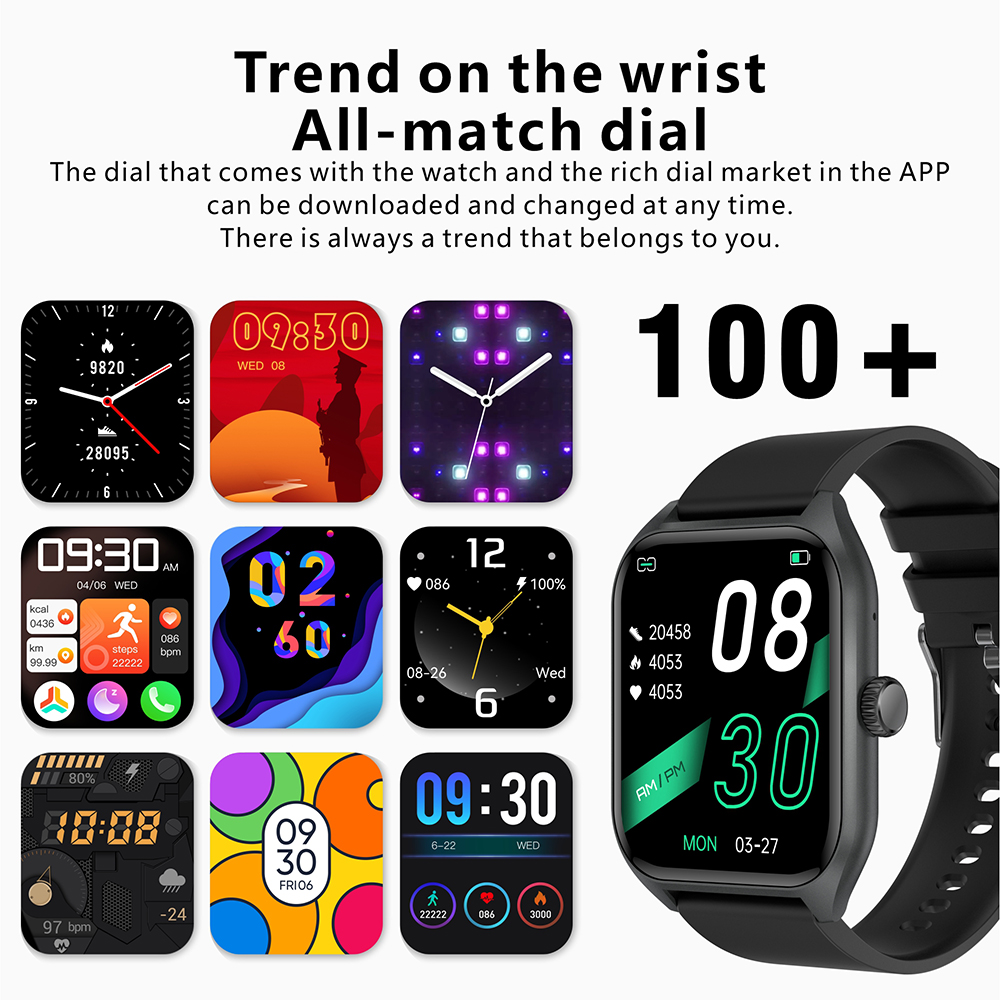 ساعة ذكية للرجال والنساء بشاشة - مراجعة Smartwatch Custom وسعره