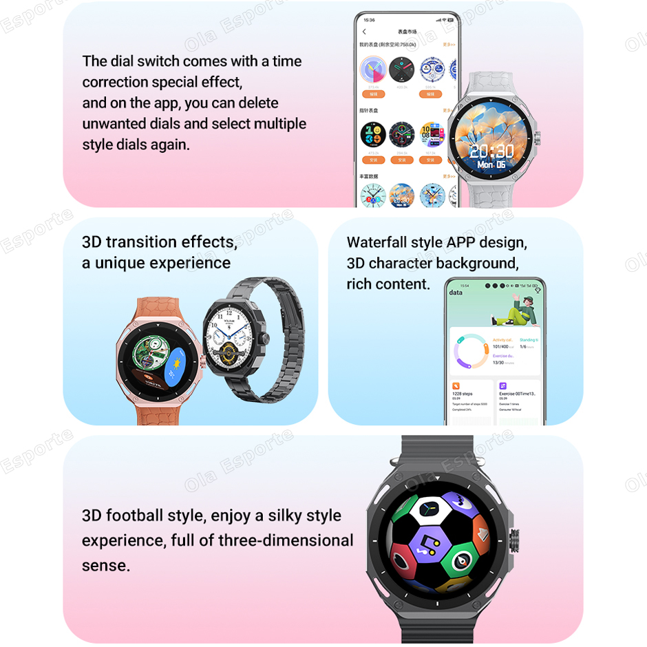 ساعة ذكية BT Call GPS Sport Tr - مراجعة Smartwatch Custom وسعره